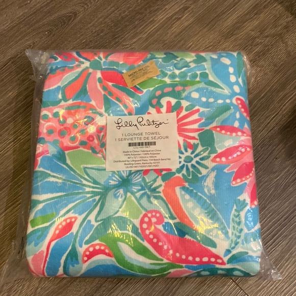Lilly Pulitzer Bath Lilly Pulitzer Beach Towel Blue Horizon Coming
